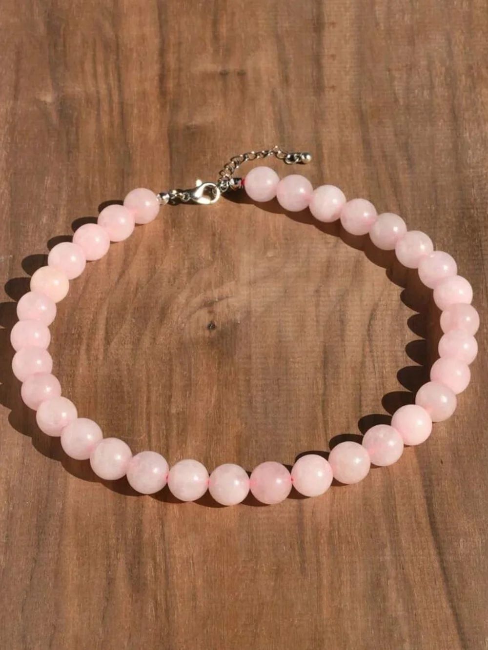 Rose Quartz Beaded Necklace Q1141